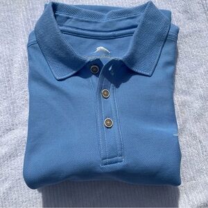 Tommy Bahama Men's M Blue Polo Shirt